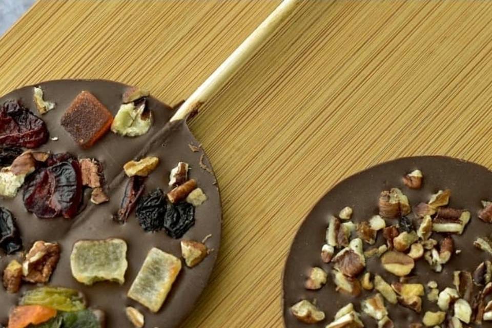 Paleta con frutos secos