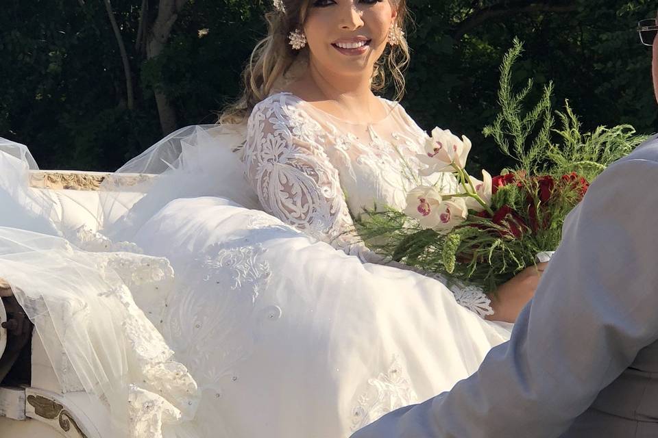 Brianda Texta Bride's makeup