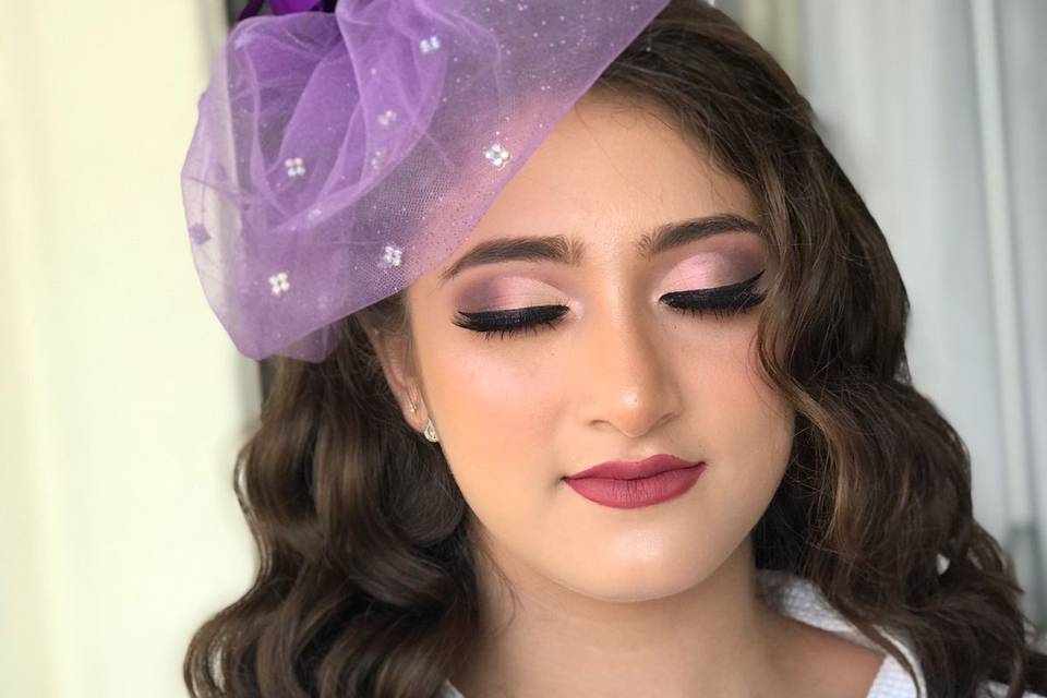 Brianda Texta Bride's makeup