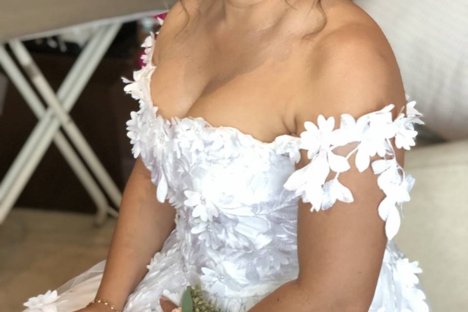 Brianda Texta Bride´s makeup