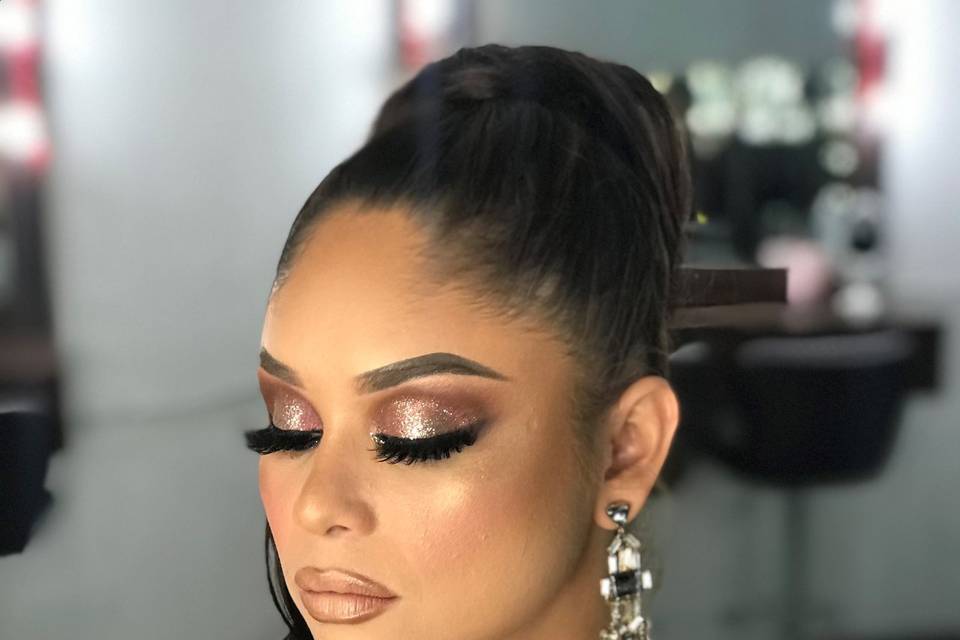 Brianda Texta Bride's makeup