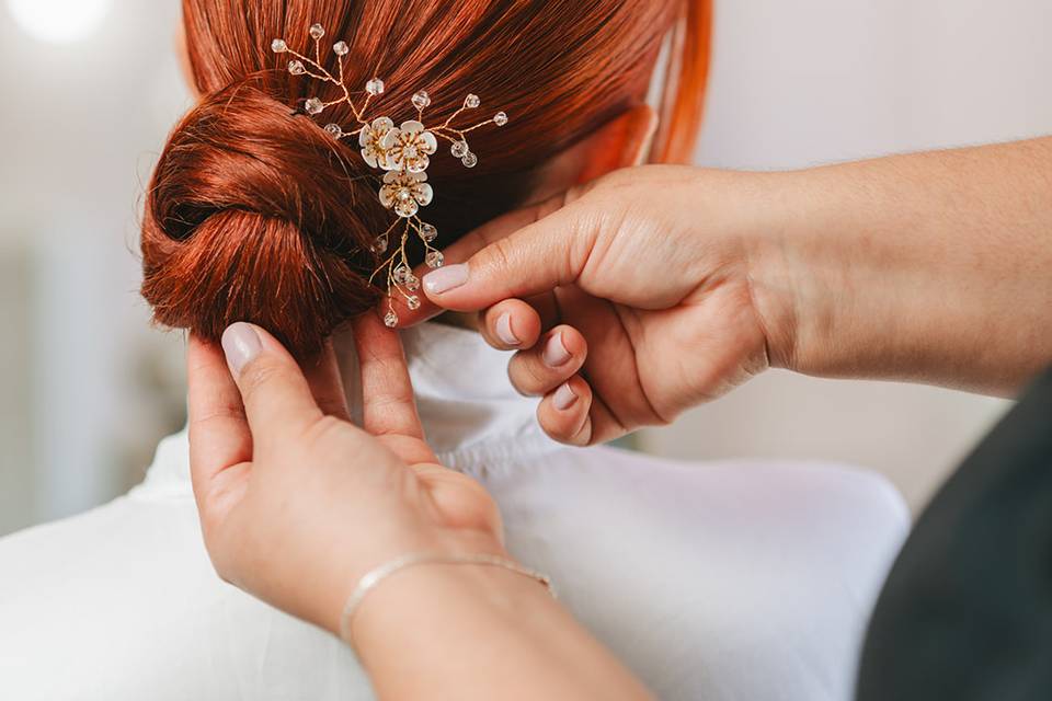 Bridal hairstyle