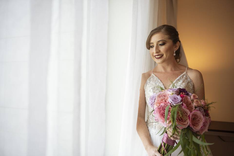 Bride Getting ready