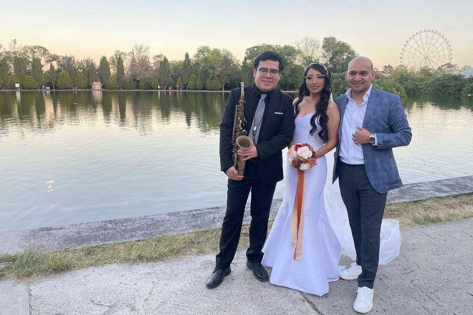 Boda en el Lago de Chapultepec