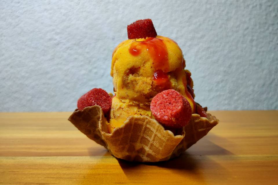 Helado de mango