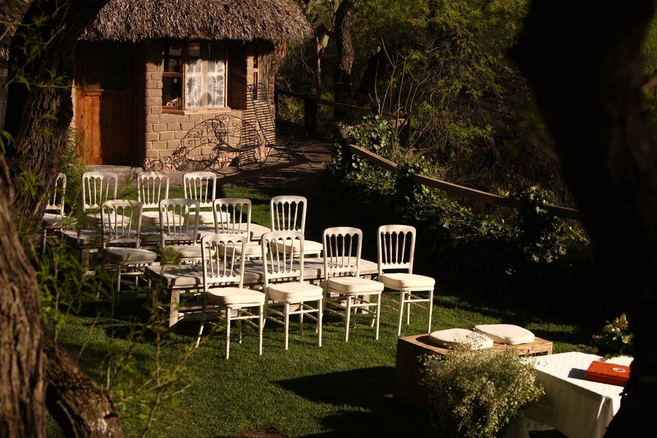 Jardín boda civil