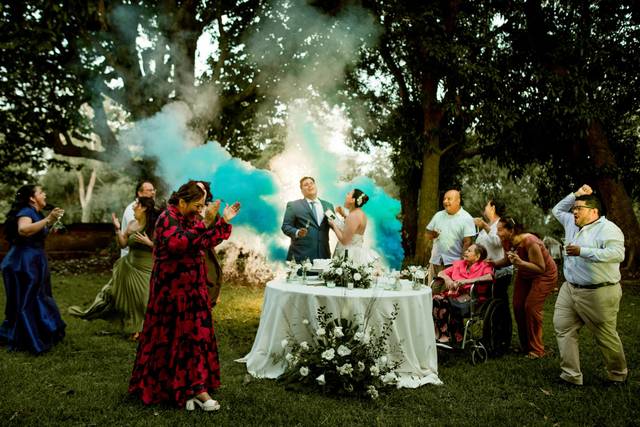 Boda con gender reveal