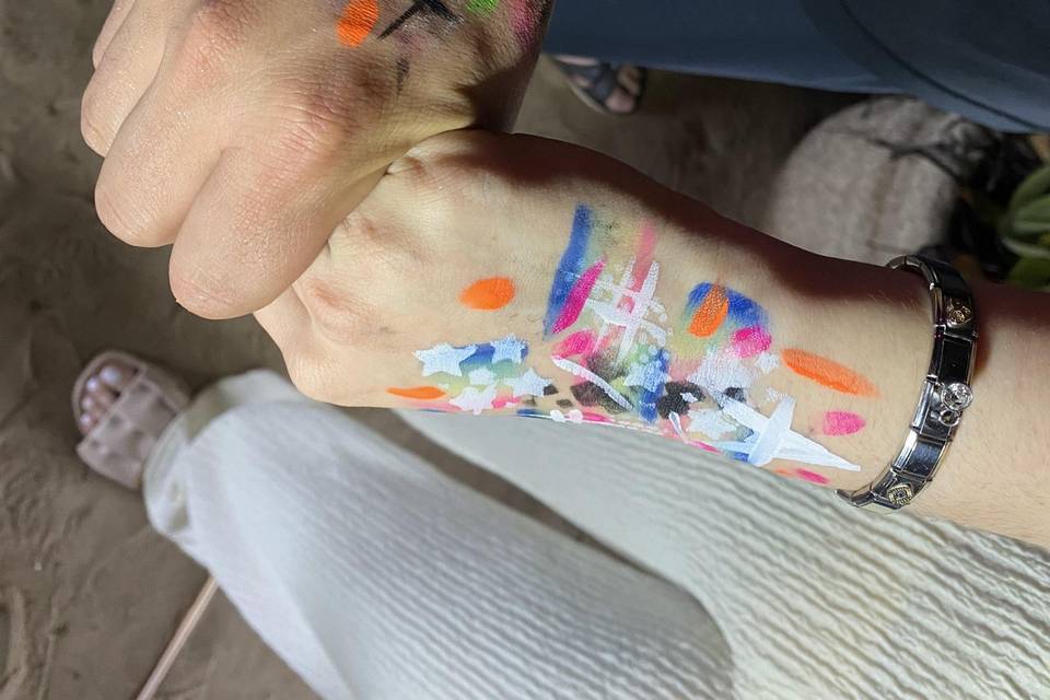 Pinturas para el cuerpo