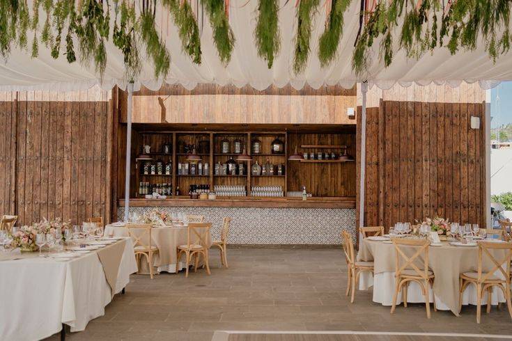 Mezcalería en terraza