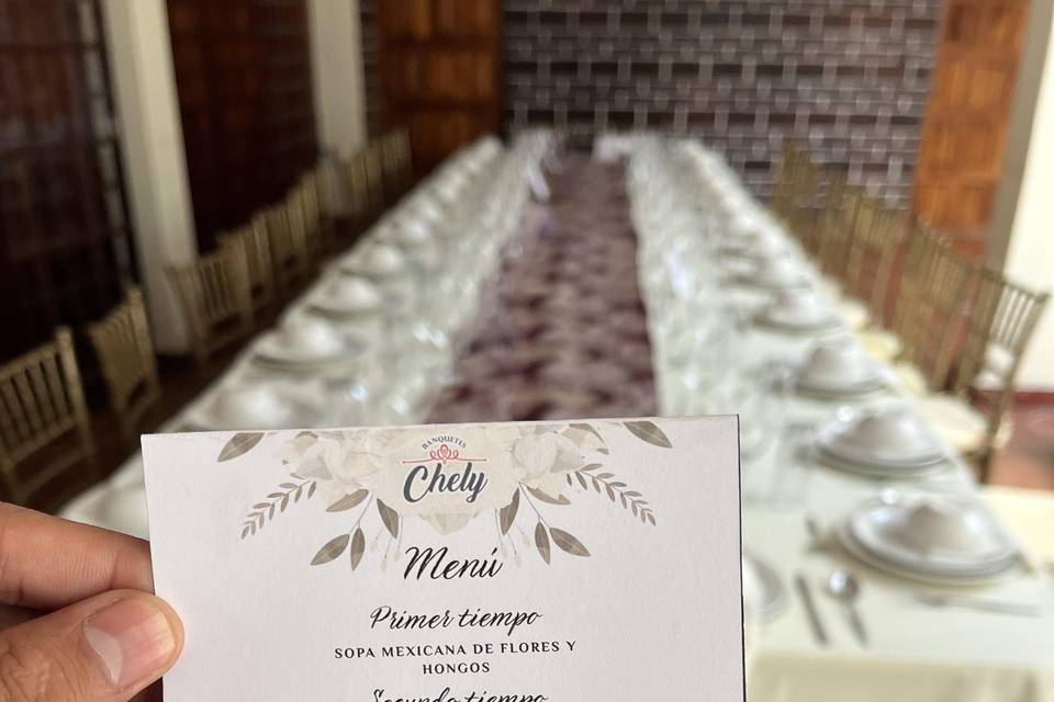 Menú personalizado