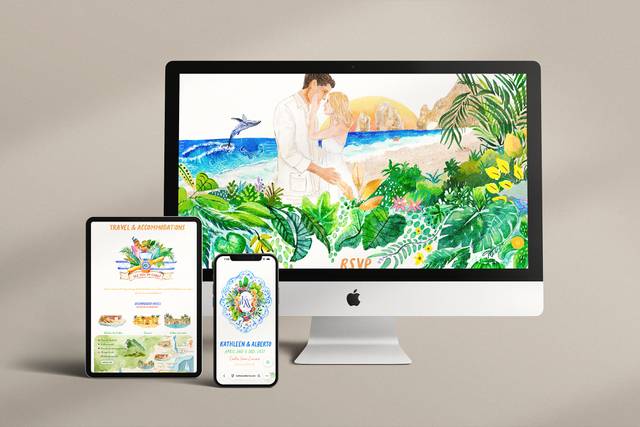 Luxury wedding website