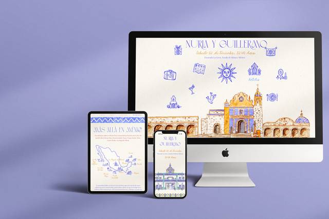 Custom wedding websites