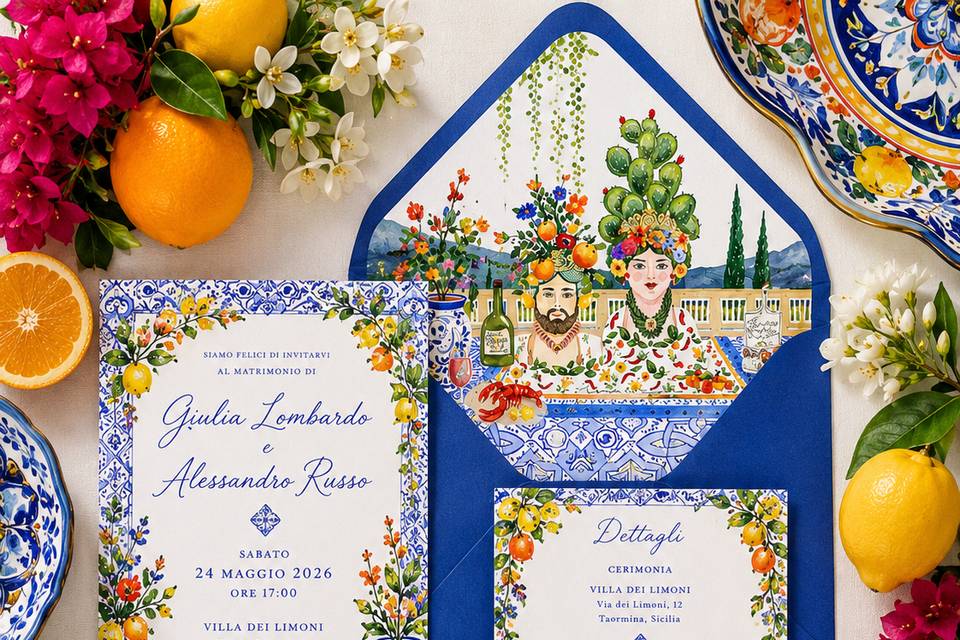 Italian wedding invitations