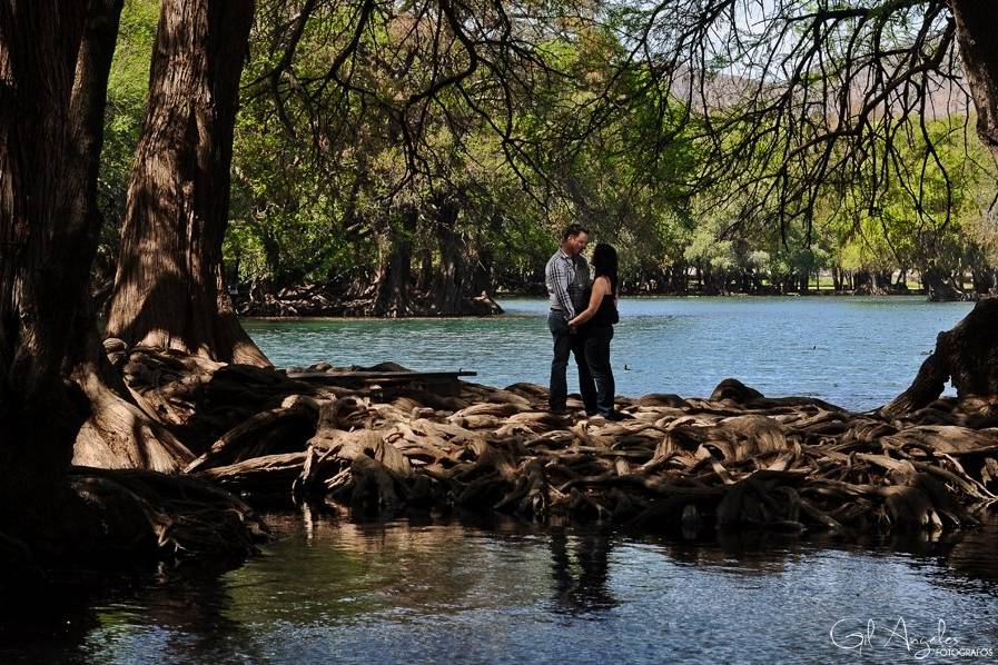 E-session en el lago