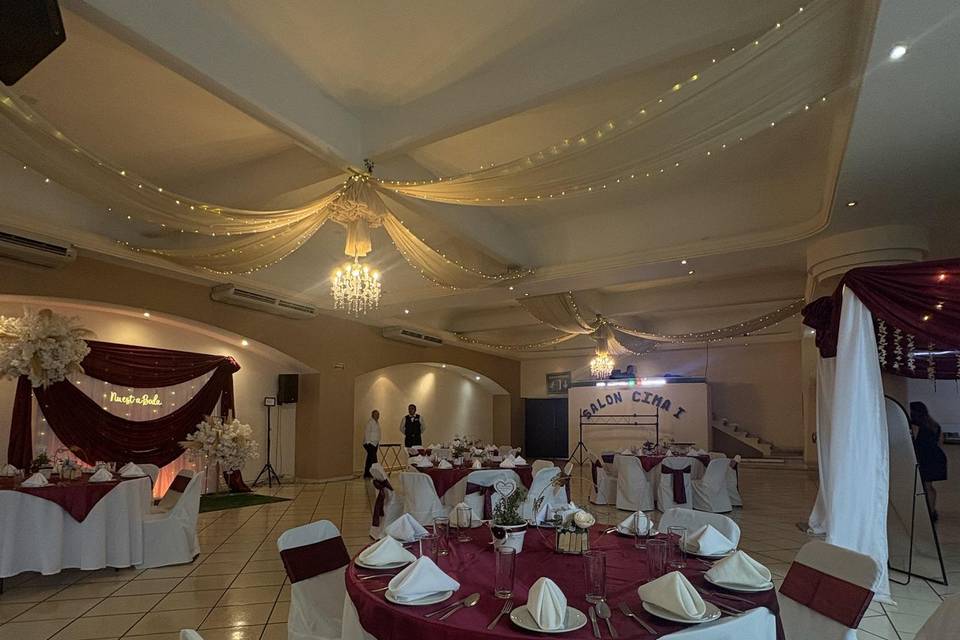 Espacio cerrado para eventos