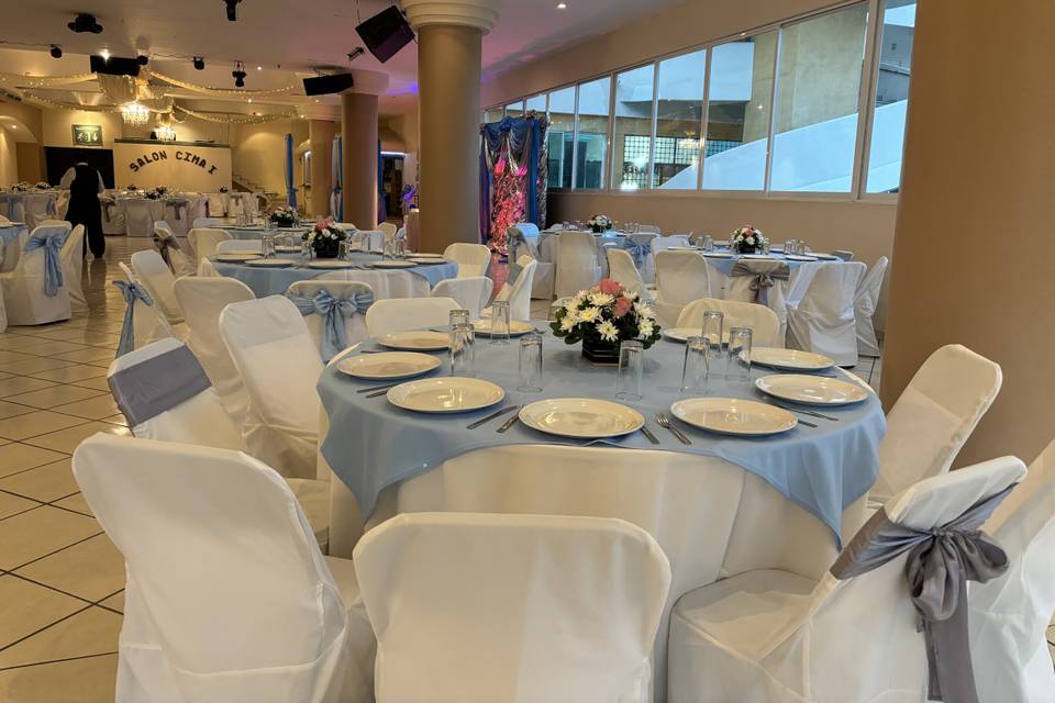Espacio cerrado para eventos