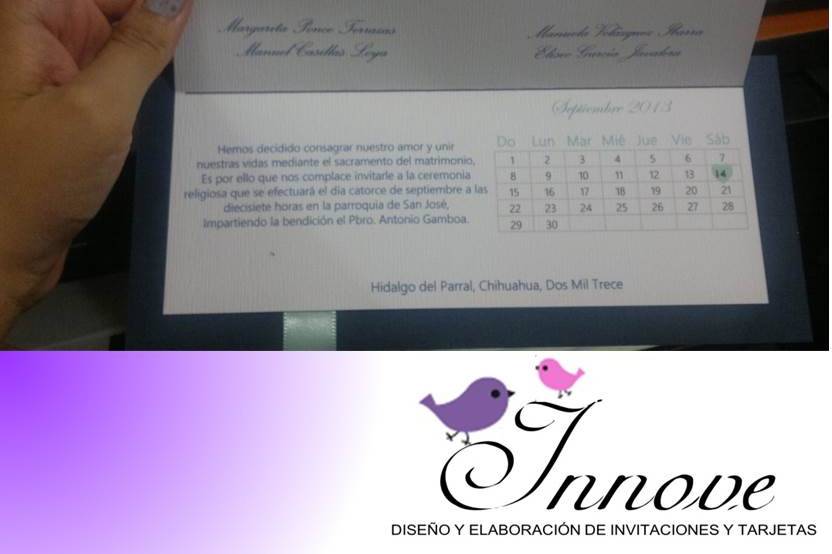 Invitaciones Innove