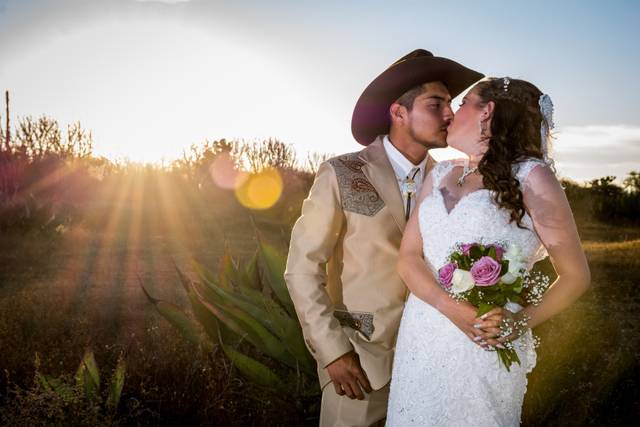 Beso recién casados