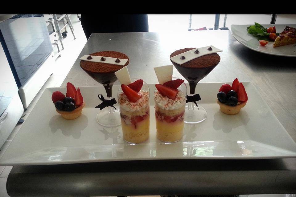 Postres para degustacion