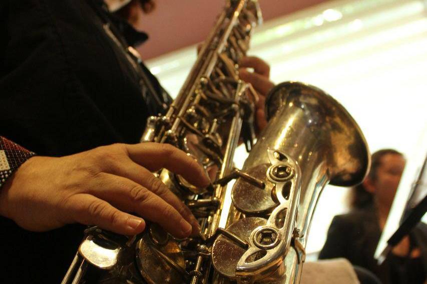 Close up sax alto