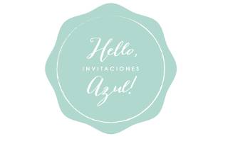 Invitaciones Hello Azul