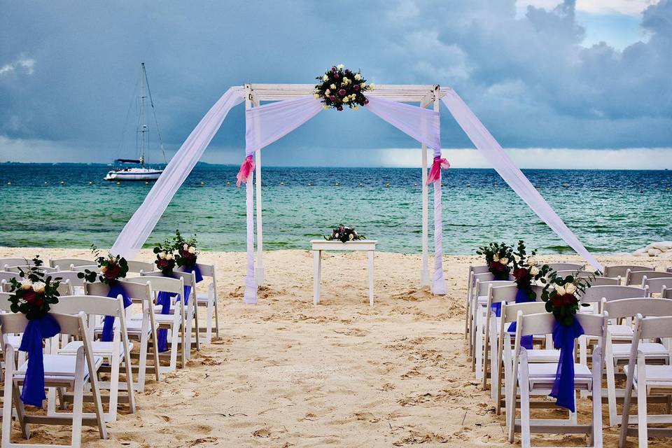 Boda en la playa