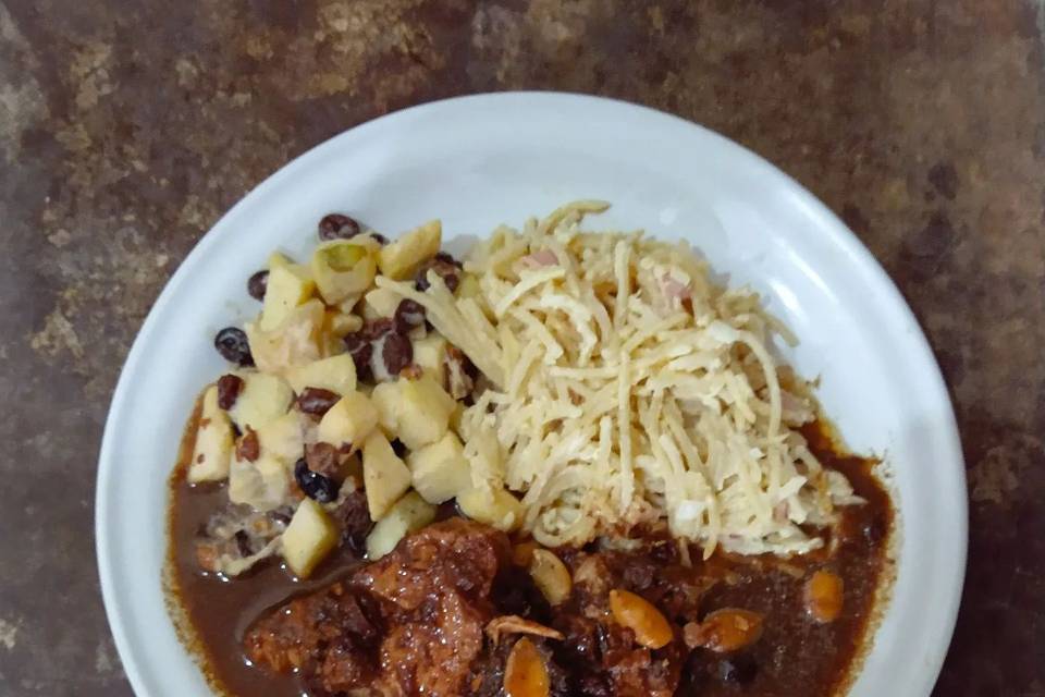 Pasta y carne