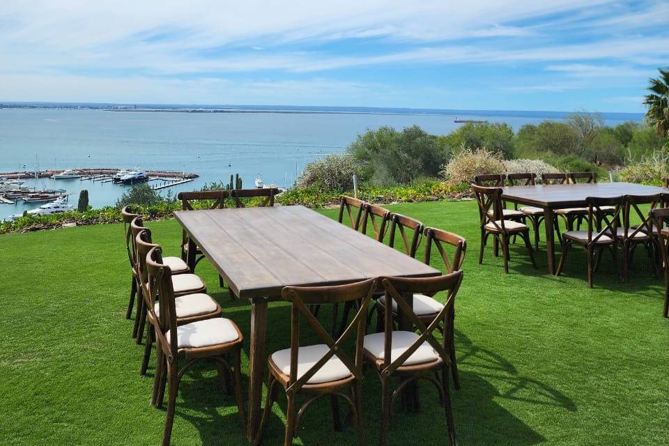 Boda junto al mar