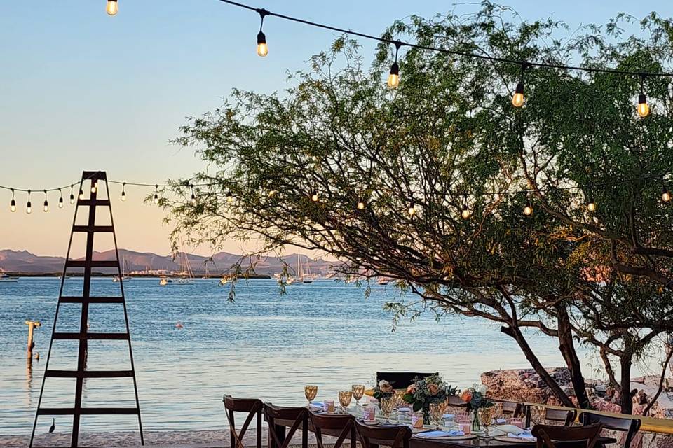 Decoración de boda la paz bcs