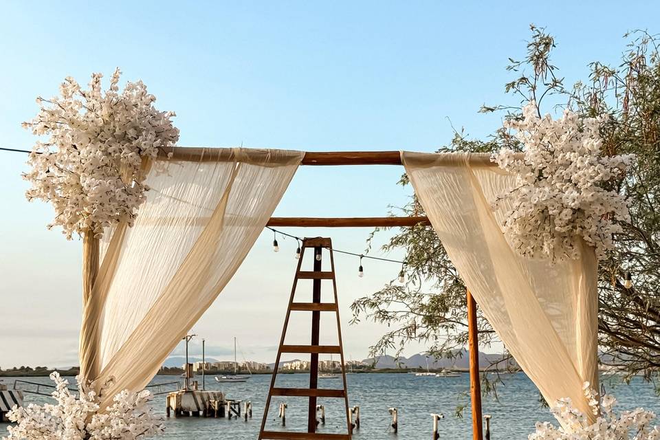 Boda frente al mar