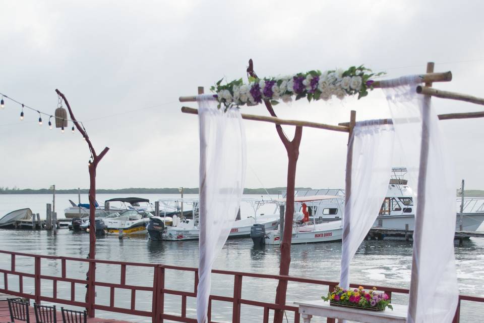 Ceremonia en la playa