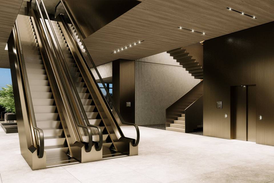 Escaleras eléctricas lobby