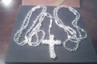 Lazo de boda en cristal