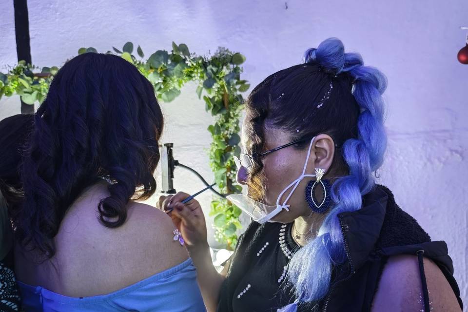 Artista en acción