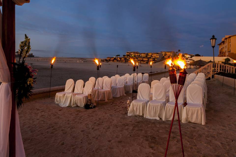 Ceremonia en la playita