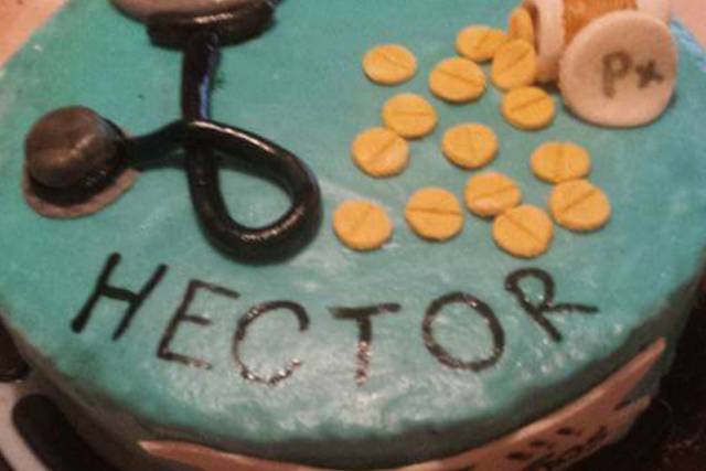 Pastel con fondant