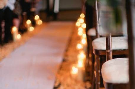 Detalles de camino a ceremonia