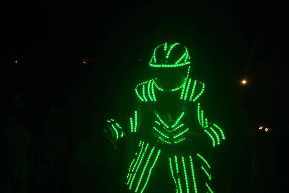 Robot iluminado