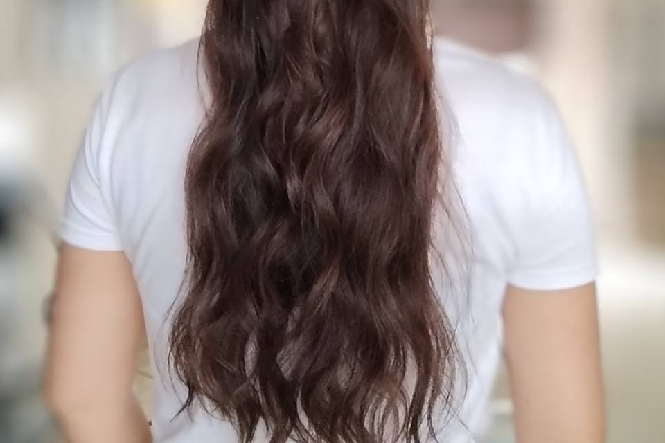 Peinado ondas suaves