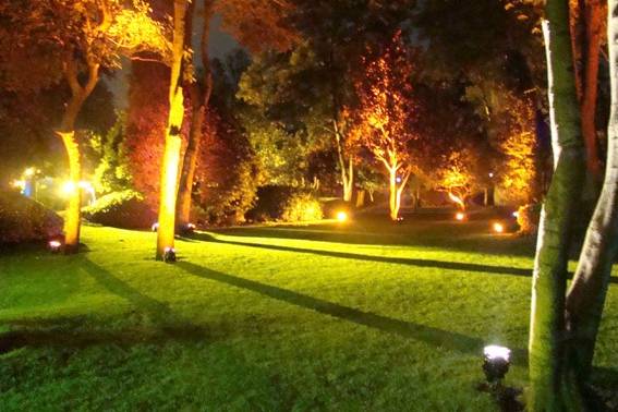 Ilumiación en jardines