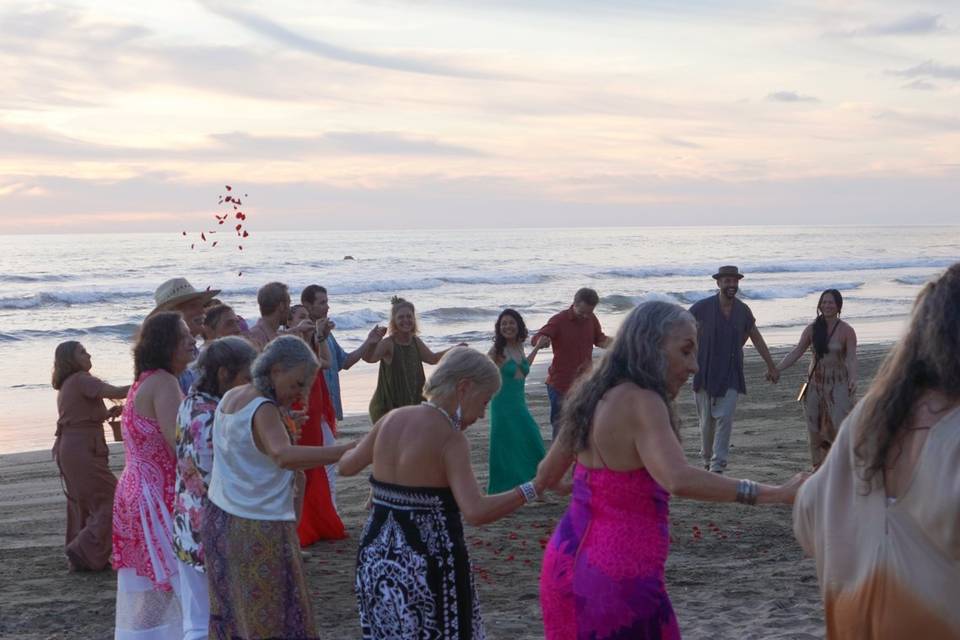 Celebración playa