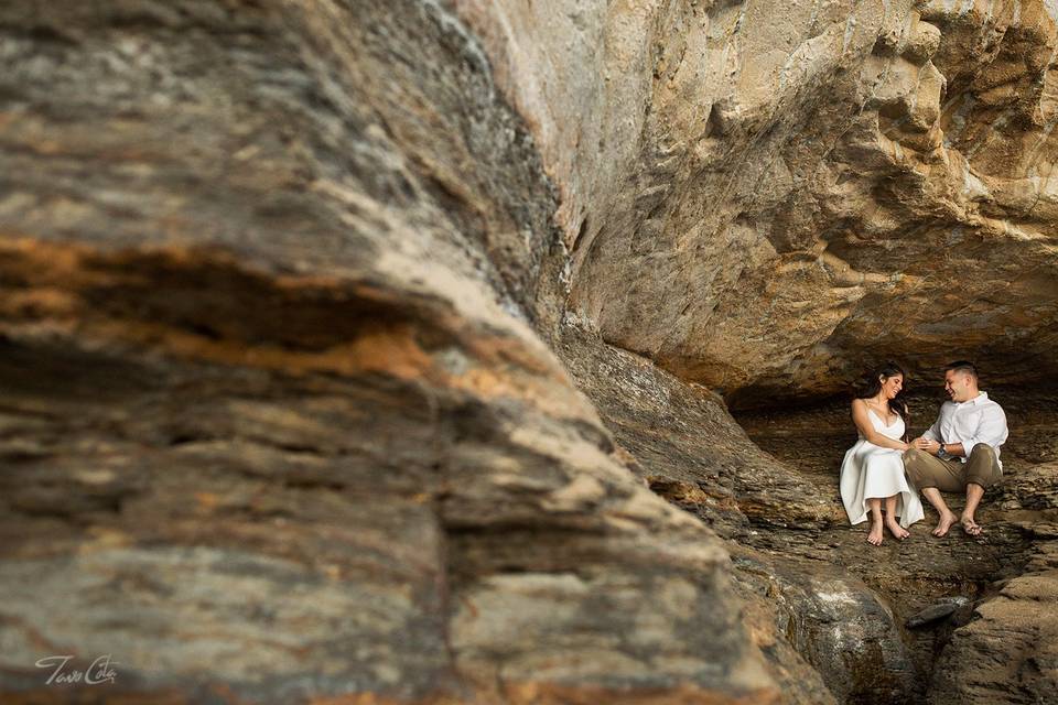 Sesión en rocas