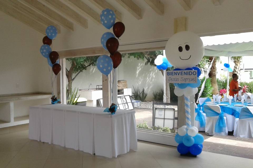 Decoración con globos