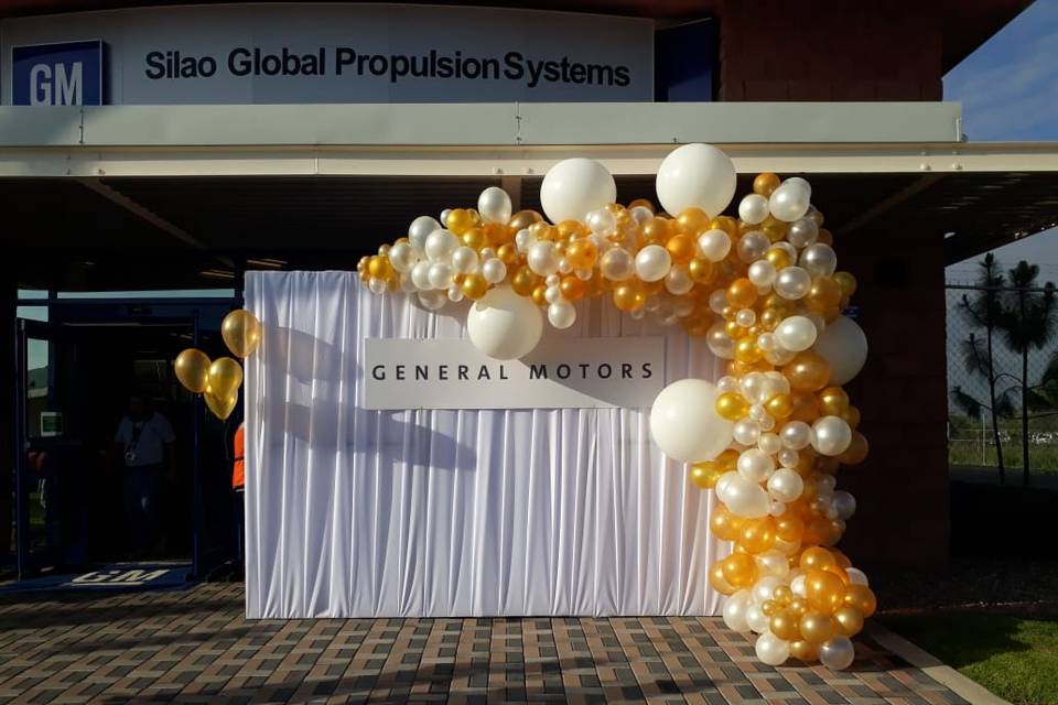 Decoración con globos