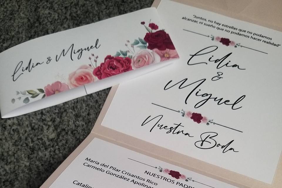 Invitación para boda