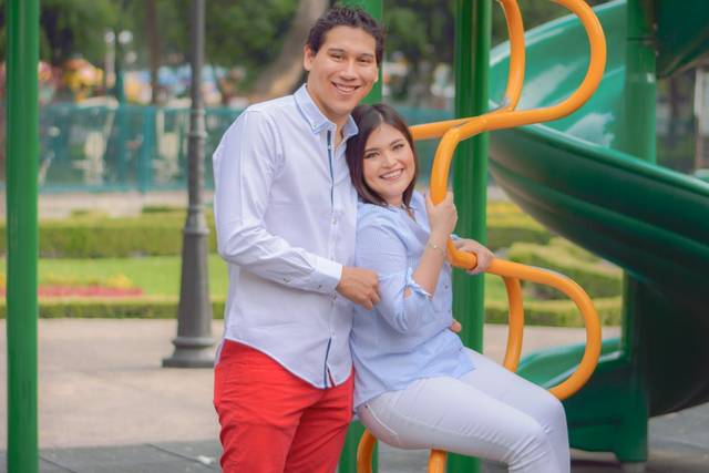 Majo y Sam, hermoso romance