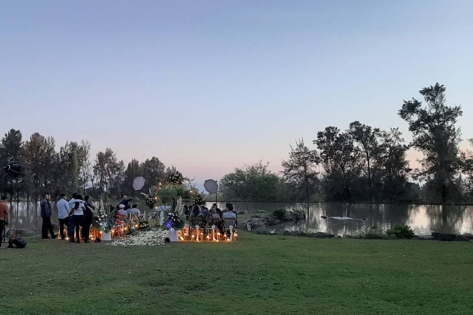 Ceremonia en jardín