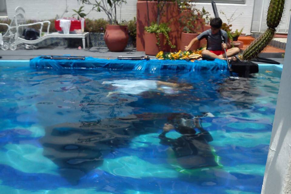 Estudio bajo el agua