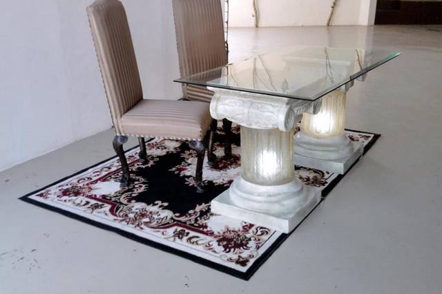 Mesa iluminada
