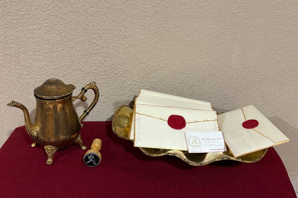 Invitaciones con sello